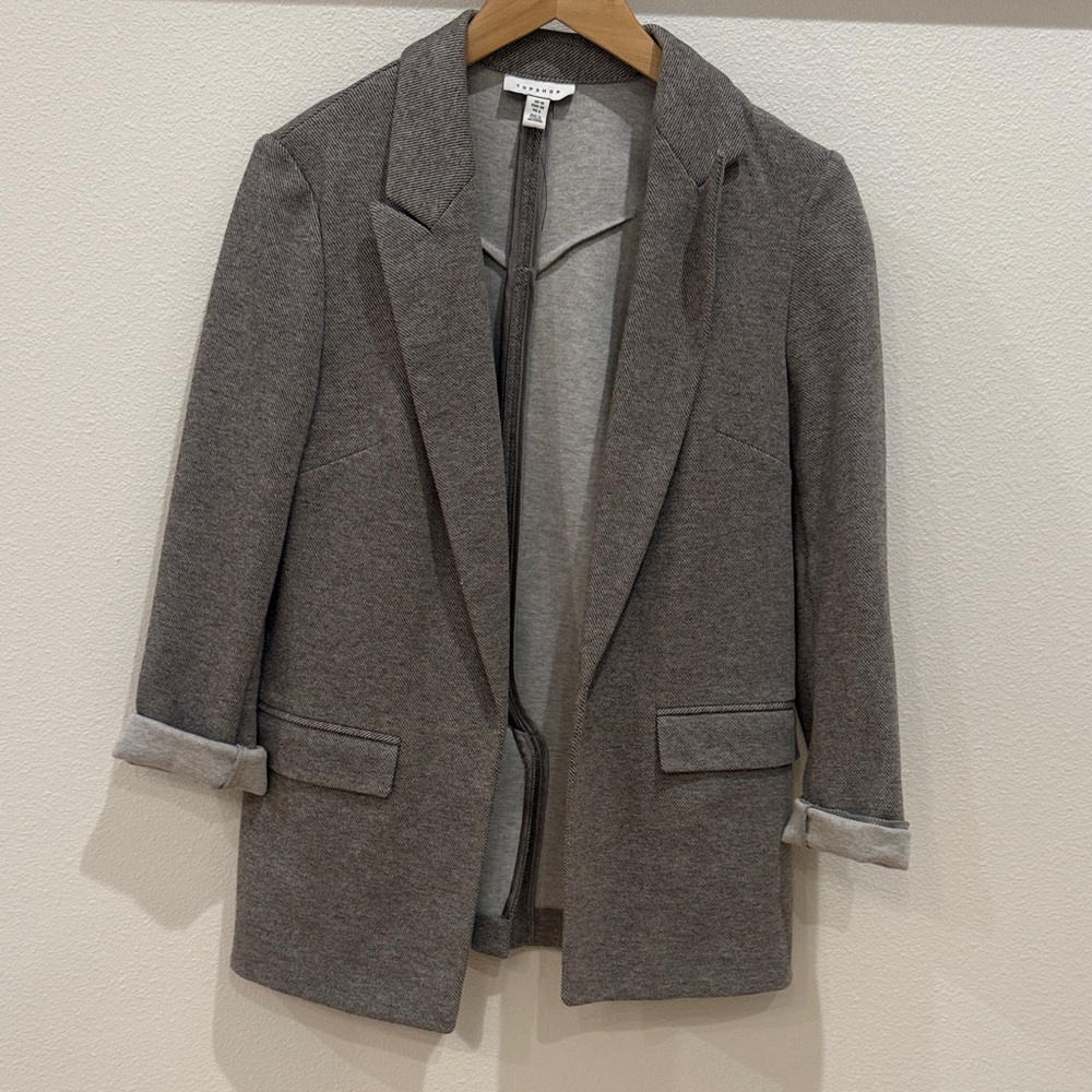 Topshop Charcoal Blazer
